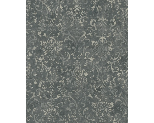 Papier peint intissé 34296 City Glow Ornament noir Papier peint à motif floral