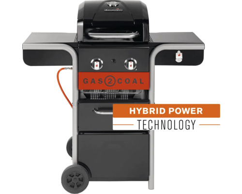 Gasgrill mit Holzkohlefunktion und Hybrid Power Technologie