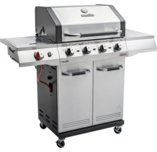Barbecue à gaz Char-Broil avec quatre brûleurs, couvercle et placard inférieur