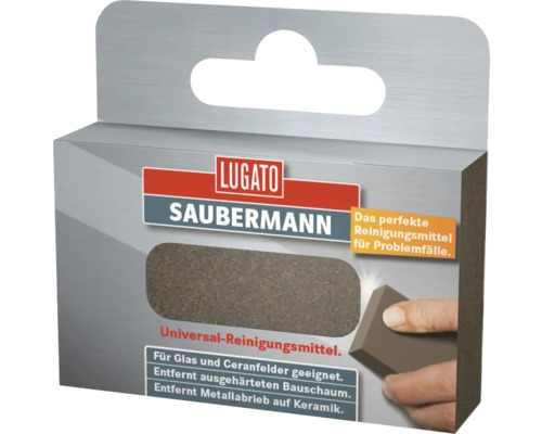 Produit de nettoyage élastique Lugato Saubermann 80 x 50 x 20 mm