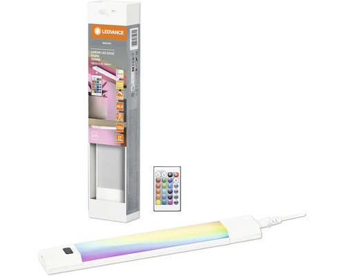 LEDVANCE LED Leuchte Linear LED Edge RGBW 300 mm im Karton mit Fernbedienung