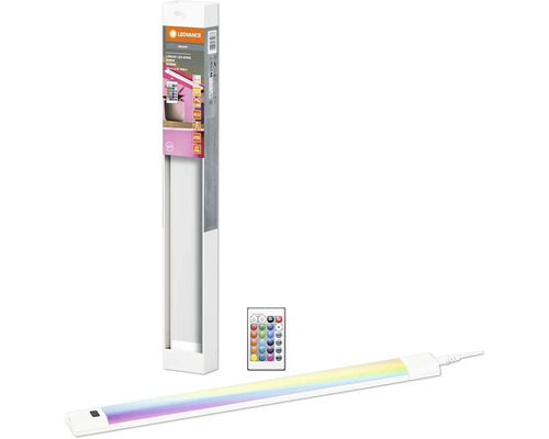 LED Unterbauleuchte 8W 460 lm 3000 K RGBW mit Sensor 50 cm Linear Edge weiß Ledvance Linear LED Edge RGBW Leuchte im Karton mit Fernbedienung