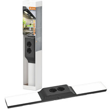 LEDVANCE Unterbauleuchte mit zwei Steckdosen in Verpackung und ausgepackt