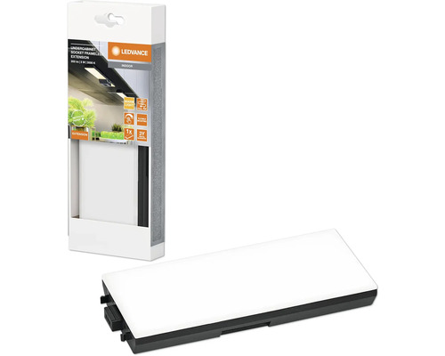 LEDVANCE Unterschrankleuchte mit Steckdose, rahmenlose Erweiterung, Verpackung