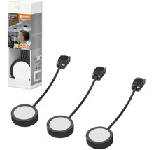 LEDVANCE Unterbauleuchte mit drei Leuchten und Produktverpackung