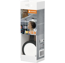 Ledvance Unterbauleuchte mit drei LED Spots, 65 Millimeter, 330 Lumen, 3 Watt, 3000 Kelvin, geeignet für Innenräume, Verpackungsansicht