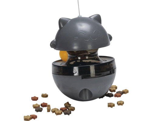 Katzenspielzeug mit Futterausgabe und Ball