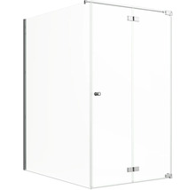 Cabine de douche avec portes en verre