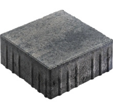 Pflasterstein Quadratpflaster Crescendo grau-anthrazit-melange mit Microfase 20 cm x 20 cm x 8 cm