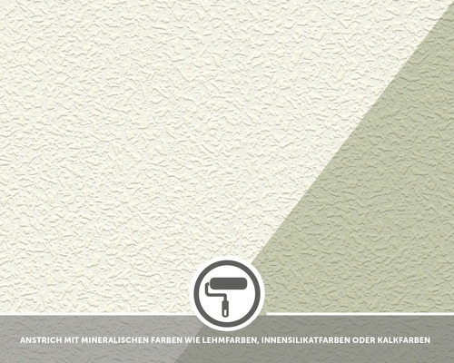 Beispiel für eine gestrichene Wand mit mineralischer Farbe