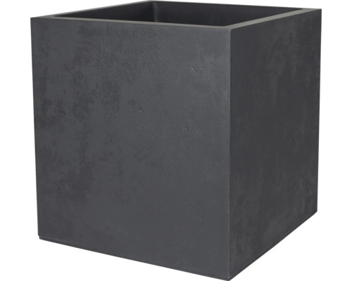 Pot de fleurs EDA plastique 49,5 x 49,5 cm anthracite