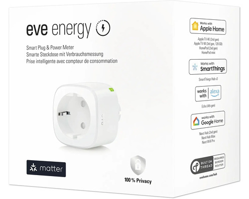 Eve Energy Smart Plug avec mesure de la consommation d''énergie