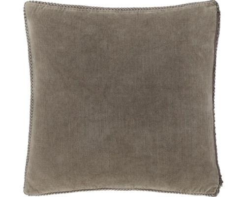 Quadratisches Kissen mit Stoffbezug