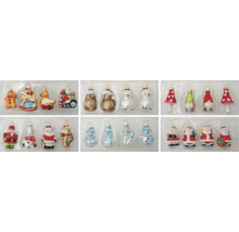 Ensemble de décorations de sapin de Noël avec différents motifs