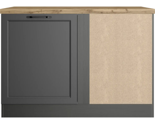 Meuble bas de cuisine avec porte et plan de travail