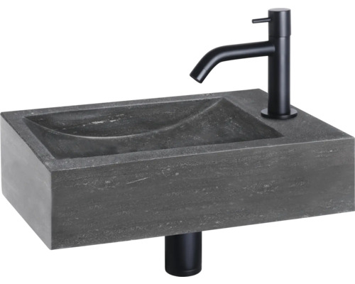 Waschtisch aus Naturstein mit Armatur