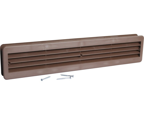 Lüftungsgitter aus Kunststoff mit Schrauben