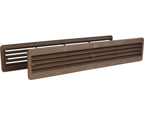 Zwei Lüftungsgitter aus Kunststoff