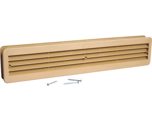 Lüftungsgitter aus Kunststoff mit Schrauben