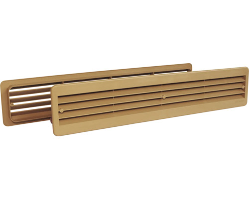 Zwei Lüftungsgitter aus Kunststoff