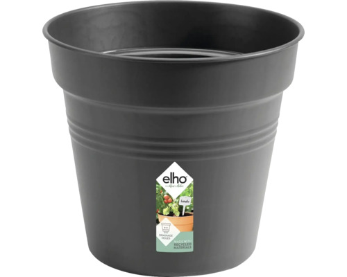 Godet de culture pot de culture elho Green Basics plastique Ø 40 H 37 cm noir Godet de culture pot de culture elho Green Basics plastique Ø 40 H 37 cm noir