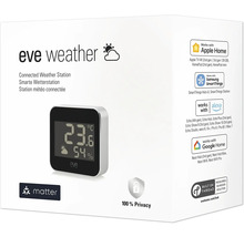 Station météo connectée Eve Weather avec logo Matter, prend en charge Apple Home, Samsung SmartThings, Alexa et Google Home