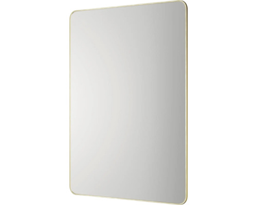 Miroir rectangulaire avec cadre métallique
