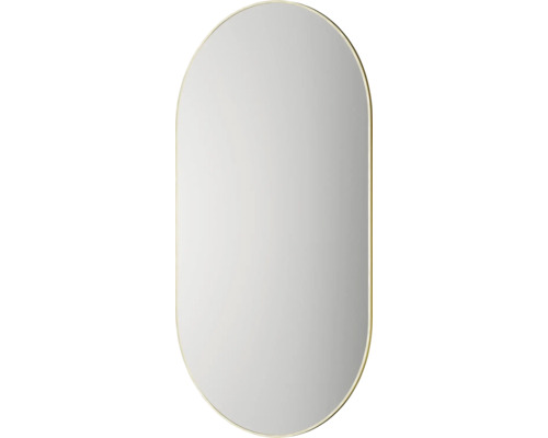 Miroir ovale avec cadre