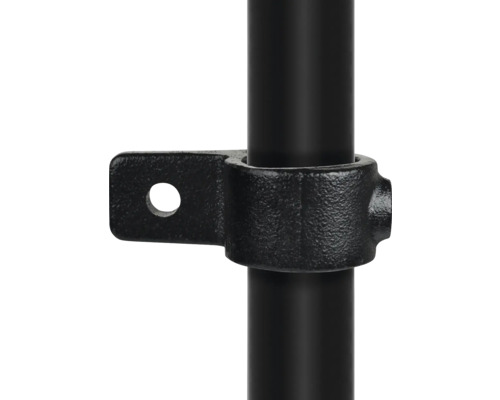 Collier de serrage en métal pour fixation sur un tube