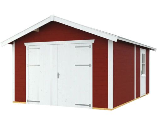 Abri de jardin en bois avec double porte et fenêtre