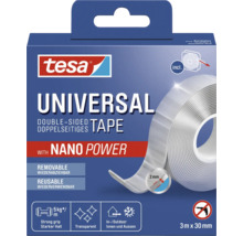Ruban adhésif universel tesa avec Nano Power 3 m x 30 mm