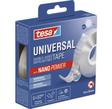 Ruban adhésif universel tesa avec Nano Power 3 m x 30 mm
