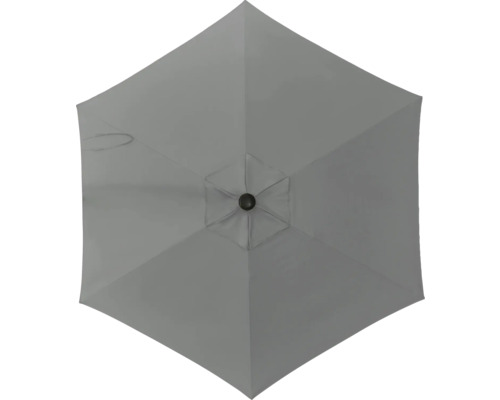 Parasol gris vu de dessus