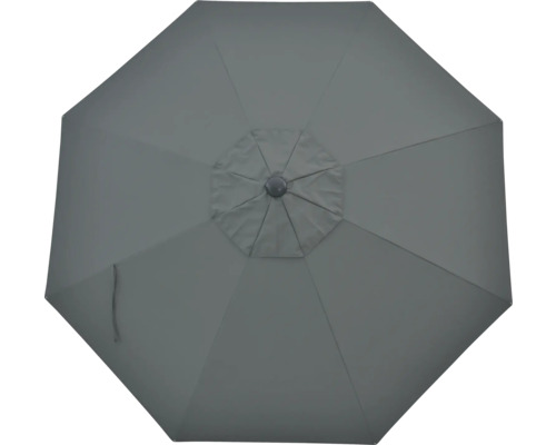 Aufsicht eines achteckigen Sonnenschirms