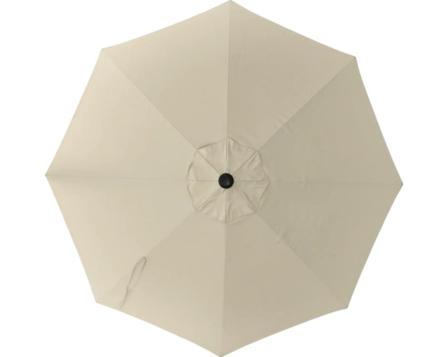 Ersatzbezug SOLUNA für Sonnenschirm 10321833 Beaujeu 300 cm ecru Draufsicht auf einen Gartenschirm