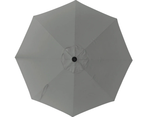 Vue de dessus d''un parasol gris