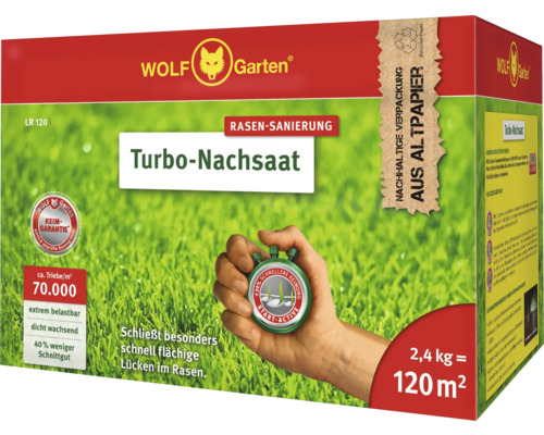 Wolf Garten Turbo-Nachsaat Pack pour la rénovation de gazon