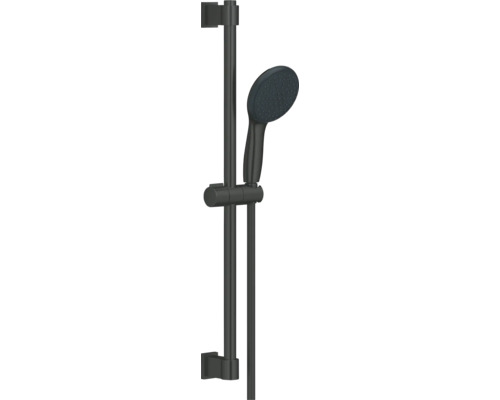 Ensemble barre de douche Grohe Quickfix Vitalio Start 110 noir mat longueur de barre 620 mm 279482431