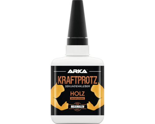 Colle instantanée ARKA Kraftprotz bois visqueuse 50 g