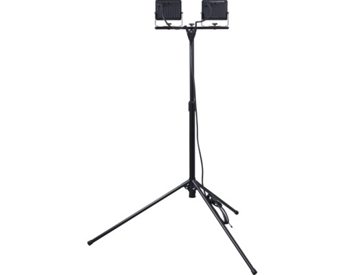 Projecteur double sur trépied pour chantier