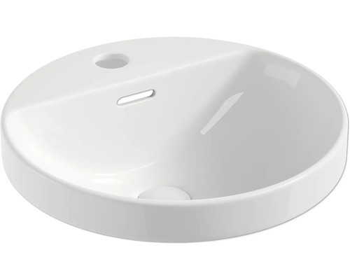 Aufsatzwaschbecken aus Sanitärkeramik mit rundem Design