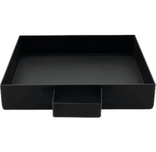 Jardinière noire en métal