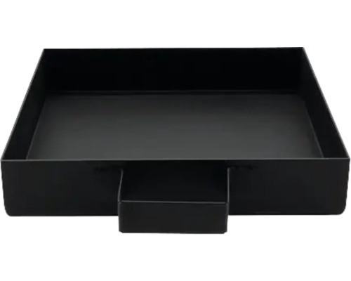 Jardinière noire en métal