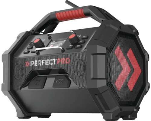 Radio de chantier Perfectpro avec poignée de transport