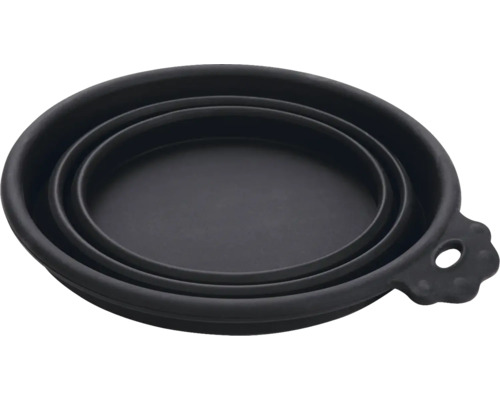 Gamelle pliable pour animaux de compagnie avec trou de suspension