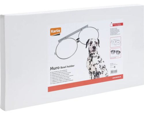 Karlie Muro support gamelle pour murs et chenils emballage