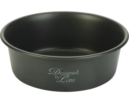 Écuelle Designed by Lotte Feribo ø 16 cm, env. 940 ml, acier inoxydable, noir Moule à gâteau en métal
