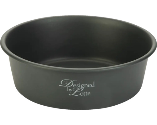 Écuelle Designed by Lotte Feribo ø 20 cm, env. 1900 ml, acier inoxydable, noir Moule à gâteau rond avec inscription