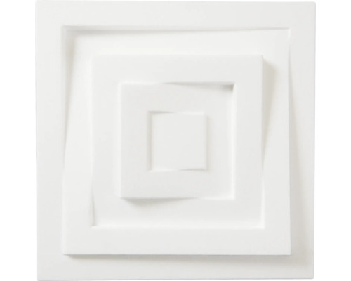 3D Rosette B 22 weiß 30,0x30,0 cm 3D Rosette B 22 weiß 30,0x30,0 cm