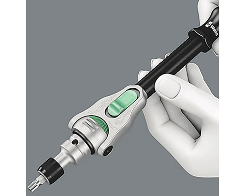 Tournevis avec logo Wera et main